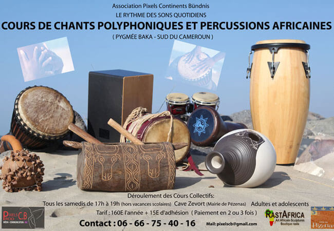Cours percussions-chants